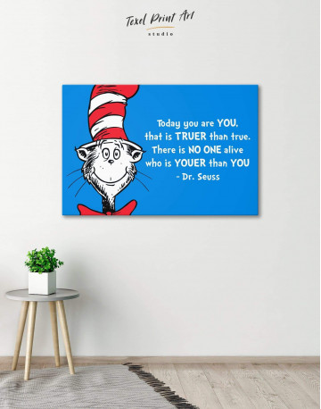 Dr.Seuss Quote Canvas Wall Art - image 1