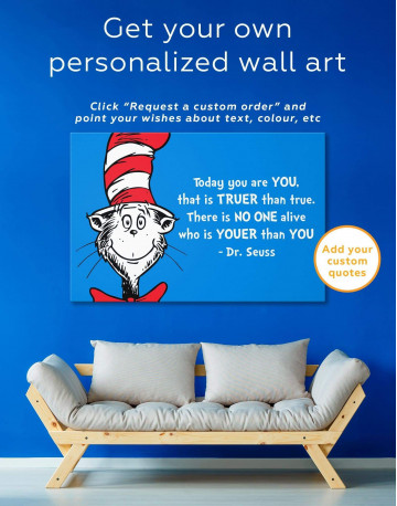 Dr.Seuss Quote Canvas Wall Art - image 2