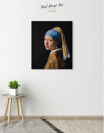 Girl with a Pearl Earring Canvas Wall Art - image 4