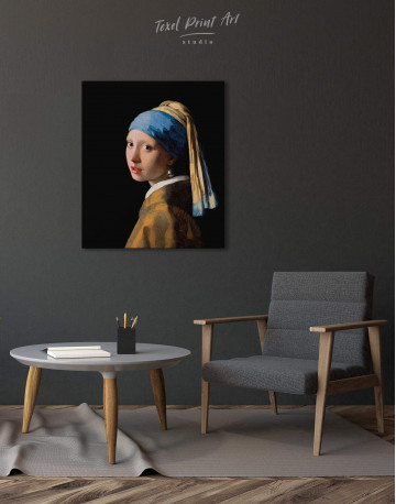 Girl with a Pearl Earring Canvas Wall Art - image 3