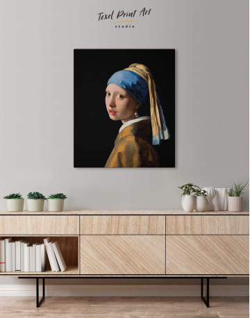 Girl with a Pearl Earring Canvas Wall Art - image 1