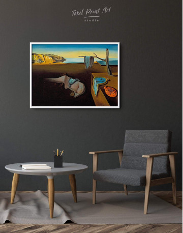 Framed The Persistence of Memory by Salvador Dali Canvas Wall Art - image 3