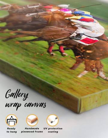 Speedy Horse Racing Canvas Wall Art - image 1