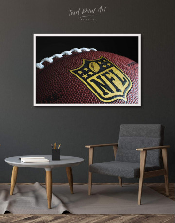 Framed NFL Rugby Ball Canvas Wall Art - image 5