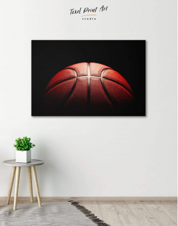 Basketball Ball Canvas Wall Art