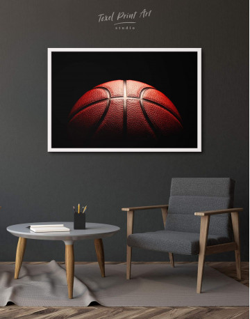 Framed Basketball Ball Canvas Wall Art - image 5