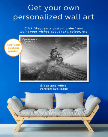 Framed Extreme Motocross Canvas Wall Art - image 5