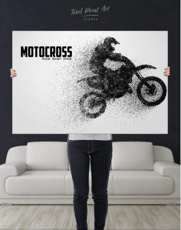 Motocross Ride Baby Ride Canvas Wall Art - image 4