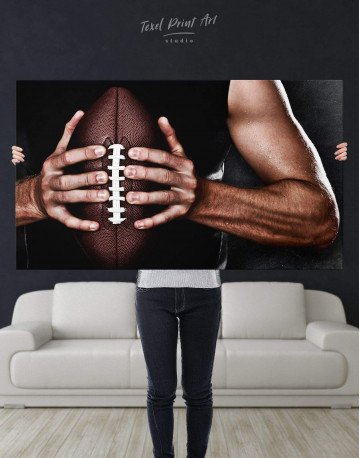 Rugby Sportsman Canvas Wall Art - image 2