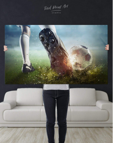 Soccer Player Canvas Wall Art - image 4
