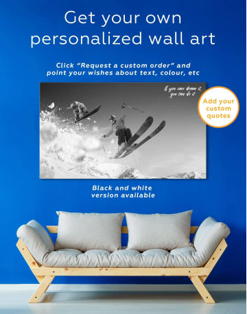 Extreme Skiing Canvas Wall Art - image 5