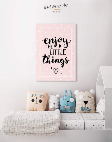 Enjoy the Little Things Canvas Wall Art - image 4