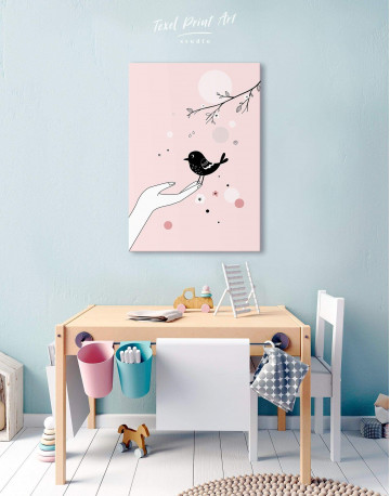 Bird Nursery Canvas Wall Art - image 2