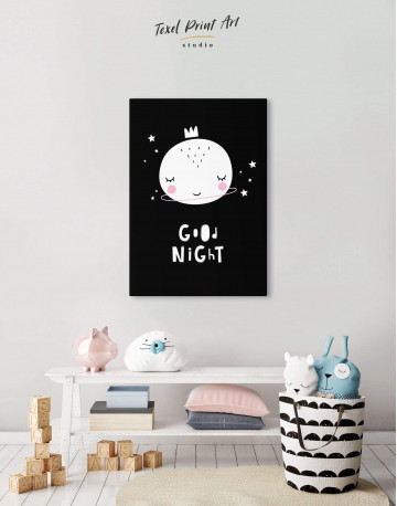 Baby Room Good Night Canvas Wall Art - image 5