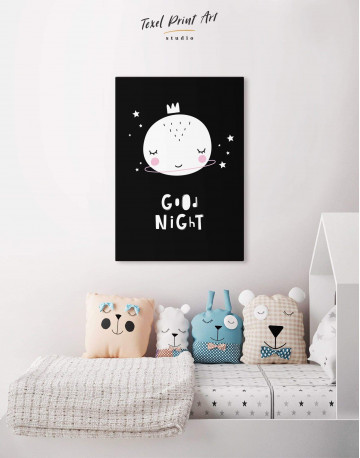 Baby Room Good Night Canvas Wall Art - image 4