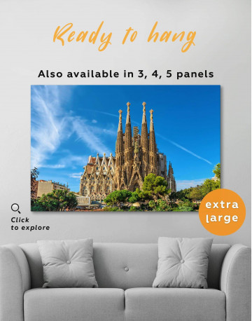 Sagrada Familia Barcelona Canvas Wall Art