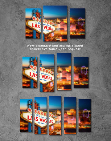 Welcome to Las Vegas Canvas Wall Art - image 2
