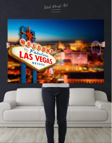 Welcome to Las Vegas Canvas Wall Art - image 4