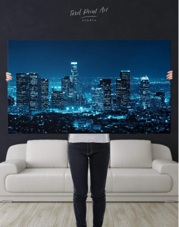Los Angeles Skyline Canvas Wall Art - image 4
