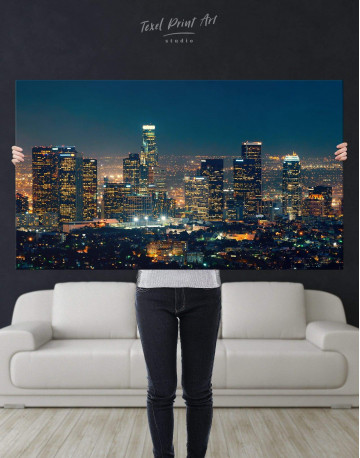 Downtown Los Angeles Canvas Wall Art - image 4