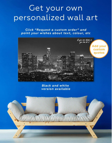 Downtown Los Angeles Canvas Wall Art - image 1