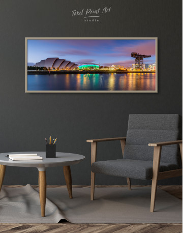 Framed Panoramic SSE Hydro Glasgow Canvas Wall Art - image 1