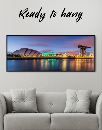 Framed Panoramic SSE Hydro Glasgow Canvas Wall Art