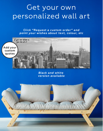 Panoramic New York City Skyline Canvas Wall Art - image 3