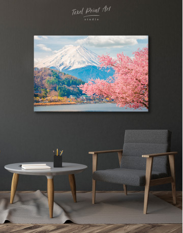 Fuji Mountain Landscape View Canvas Wall Art - image 3