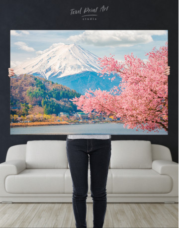 Fuji Mountain Landscape View Canvas Wall Art - image 8