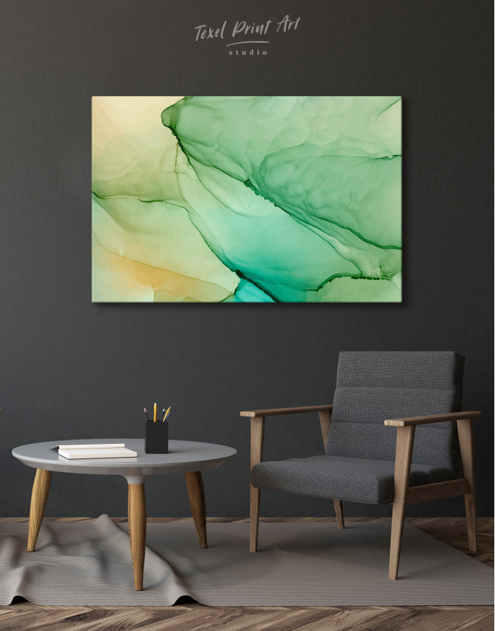 light green wall art