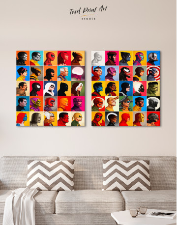 All Marvel Super Heroes Canvas Wall Art - image 9