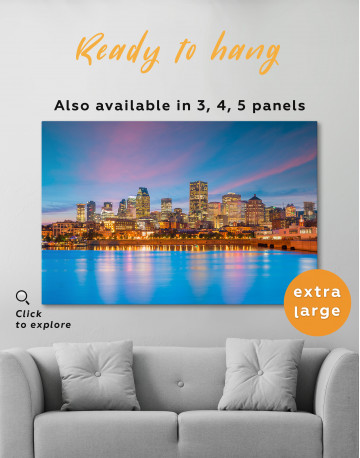Resort Town Cityscape Canvas Wall Art - image 6