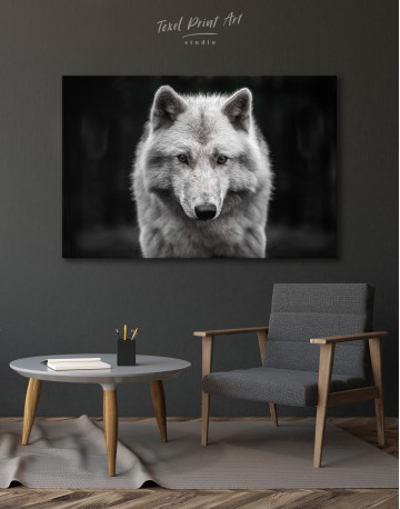 Gray Wolf Canvas Wall Art - image 6