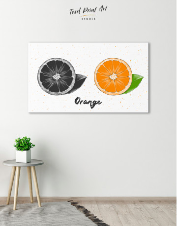 Citrus Orange Canvas Wall Art - image 6