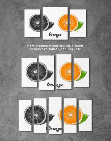 Citrus Orange Canvas Wall Art - image 5