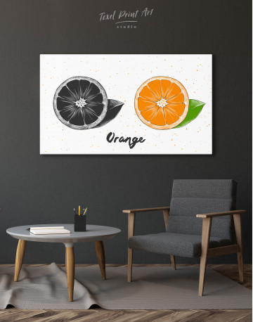 Citrus Orange Canvas Wall Art - image 4