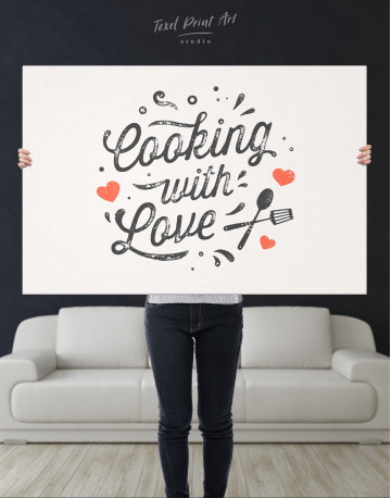 Cooking With Love Canvas Wall Art - image 3