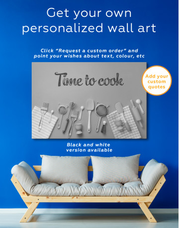 Cooking Background Canvas Wall Art - image 3