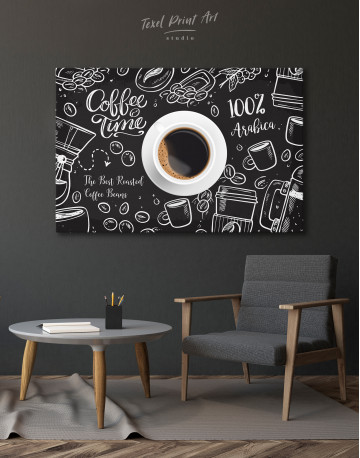 Coffee Time with Arabica Canvas Wall Art - image 4
