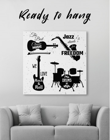 Music Style Quotes Canvas Wall Art - image 4