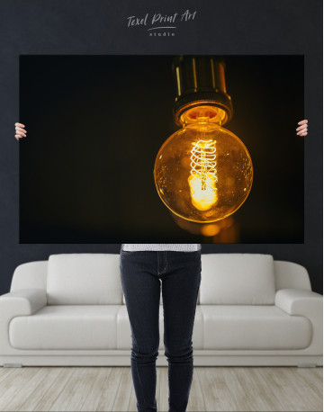 Tungsten Light Bulb Lamp Canvas Wall Art - image 9