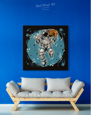 Dancing Astronaut Canvas Wall Art - image 6