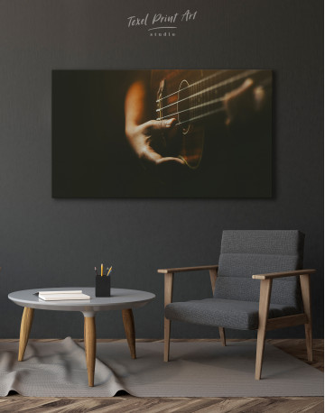 Acoustic Guitar Canvas Wall Art - image 4