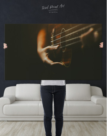 Acoustic Guitar Canvas Wall Art - image 9