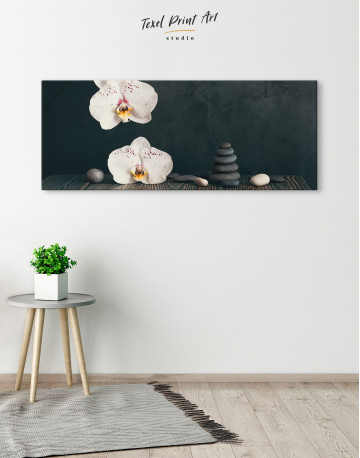 Zen Moth Orchid Canvas Wall Art - image 3