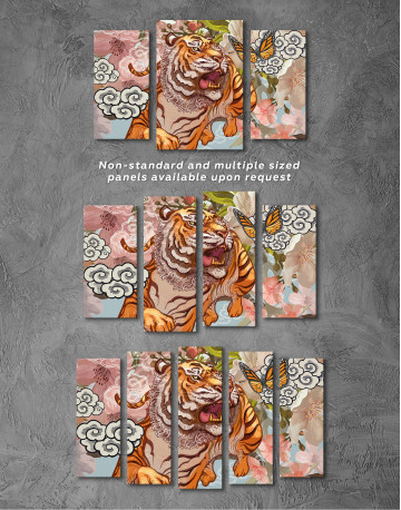 Chinese Tiger Painting Canvas Wall Art - image 5