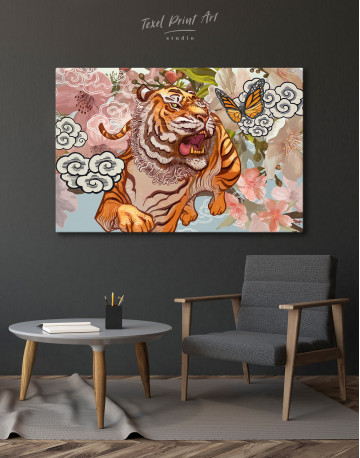 Chinese Tiger Painting Canvas Wall Art - image 6