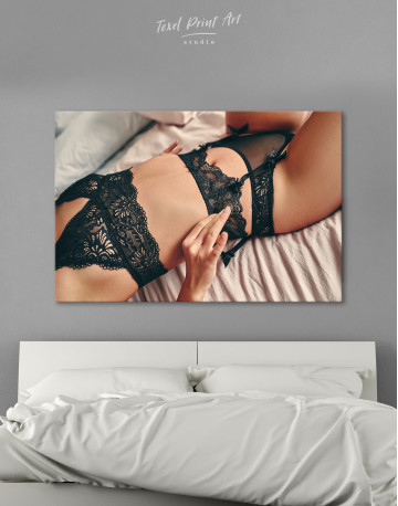 Erotic Female Body Canvas Wall Art