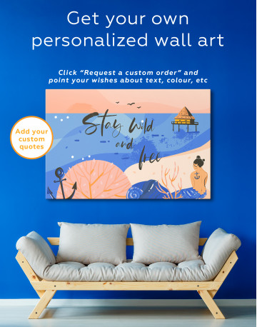 Stay Wild and Free Canvas Wall Art - image 7